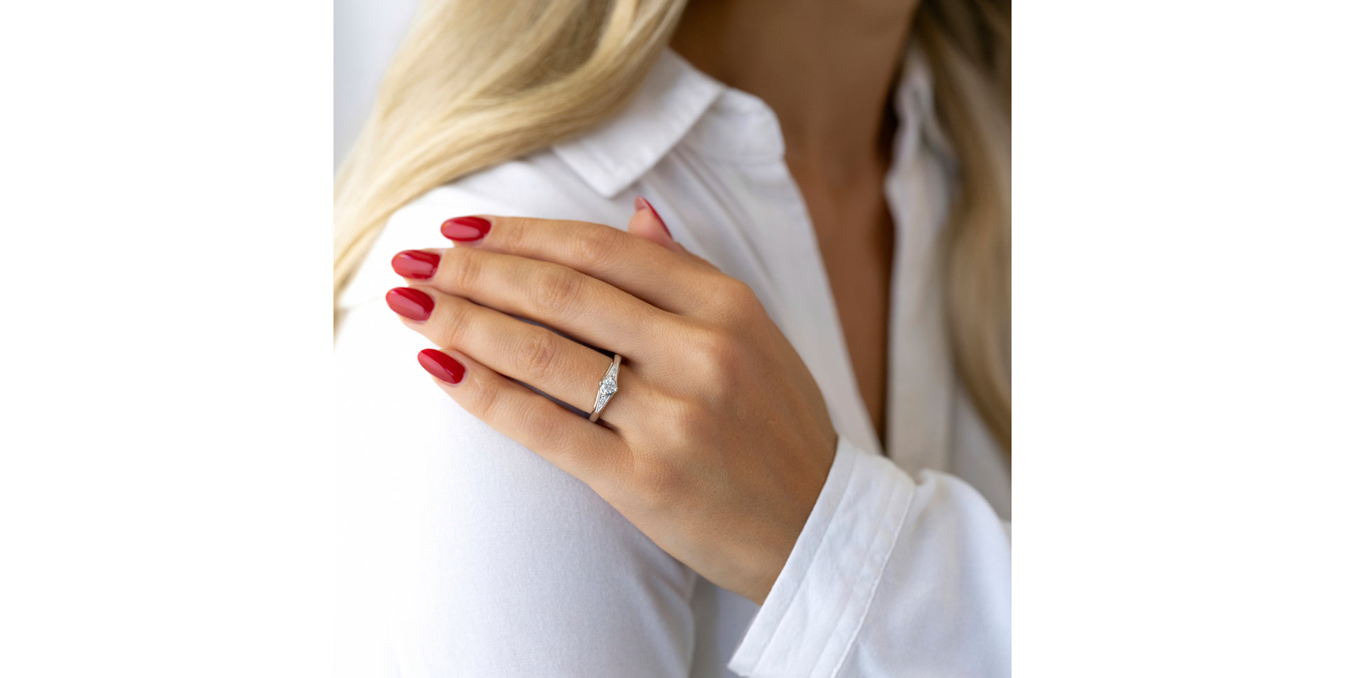 Prsteň s diamantmi Stéfhanie