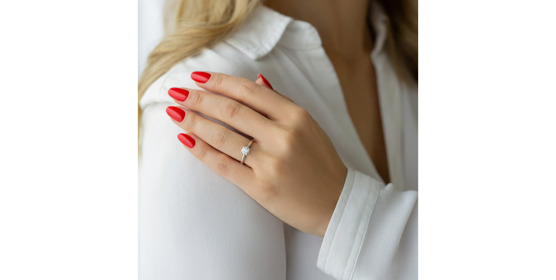 Prsteň s diamantom Reina