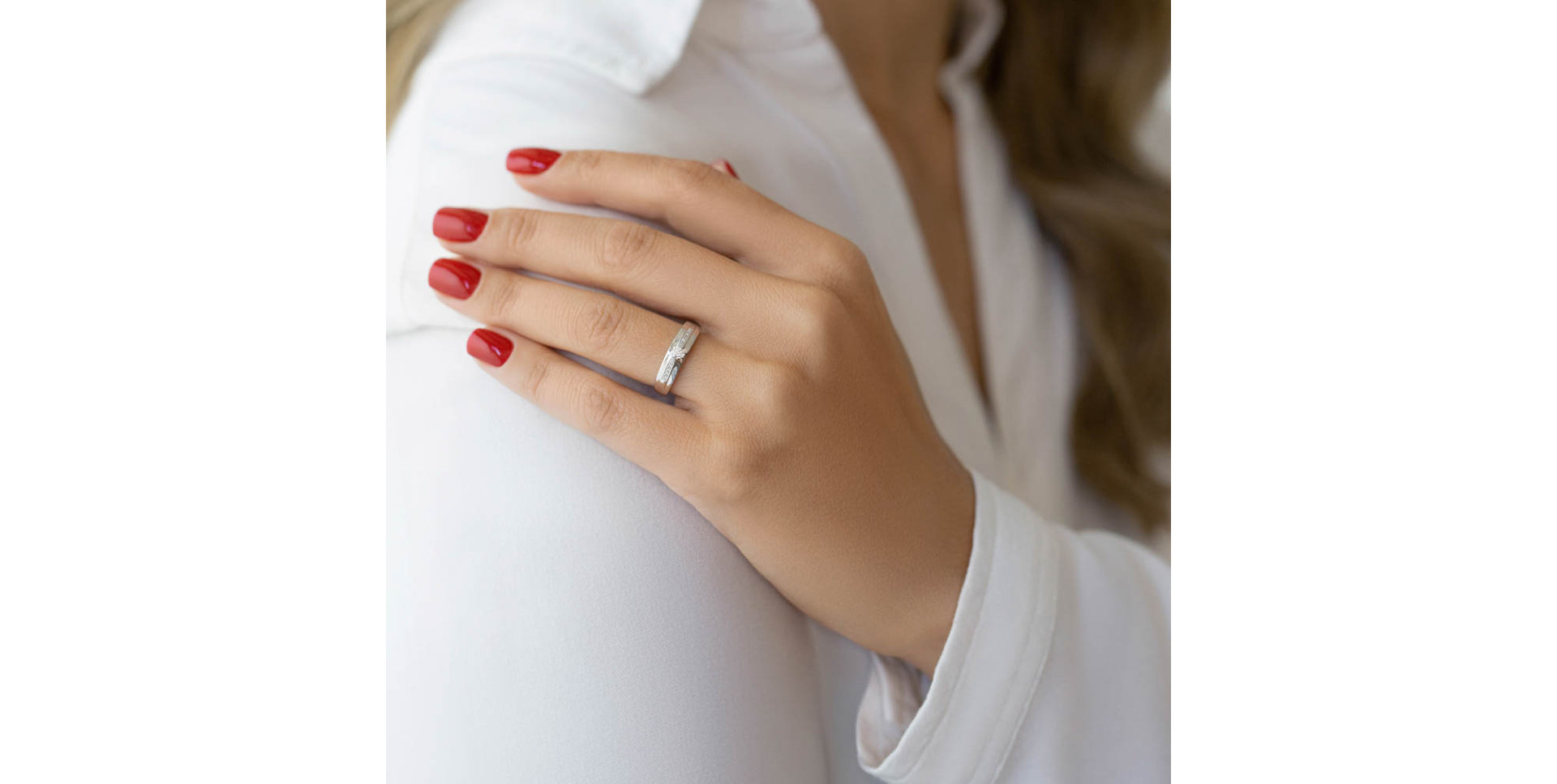 Prsteň s diamantmi Glass Ring