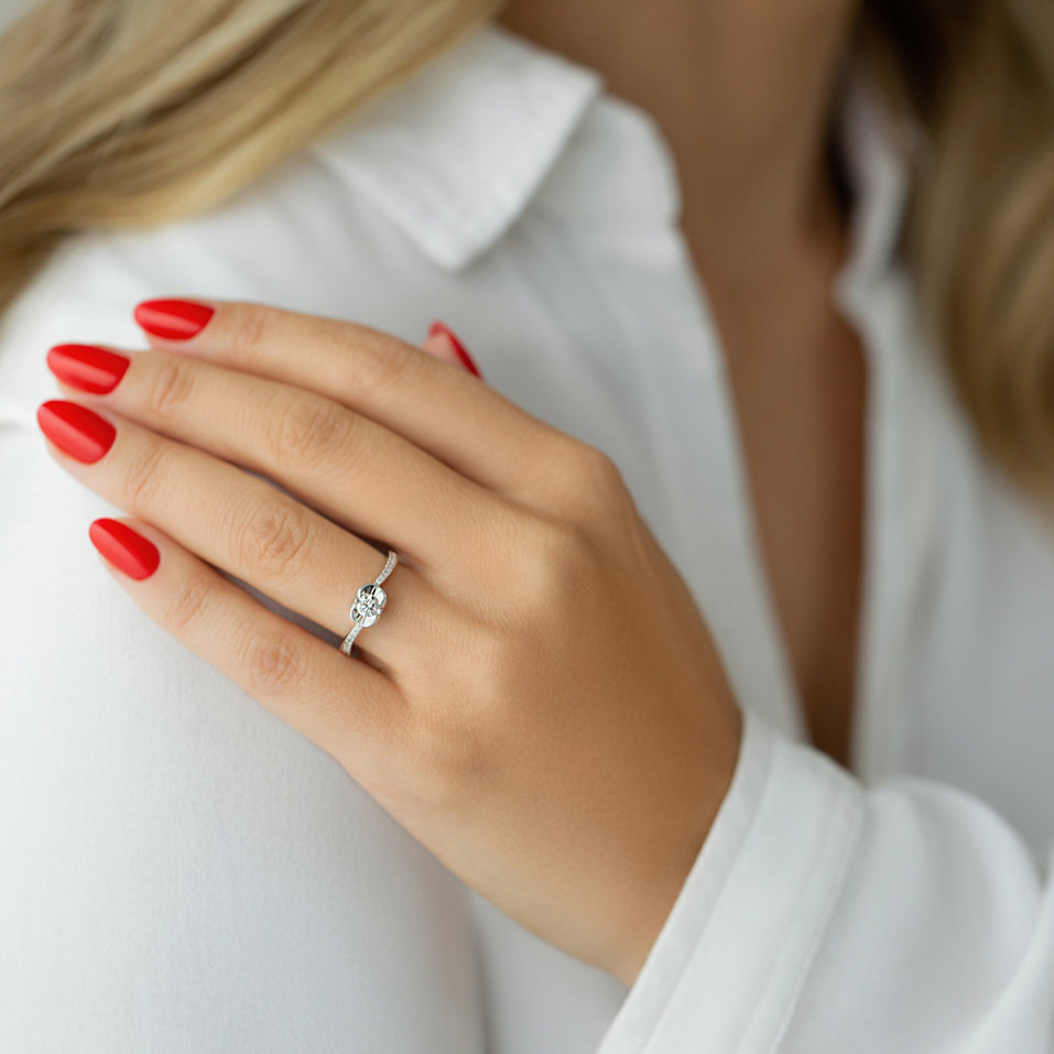 Prsteň s diamantmi Midnight Madame