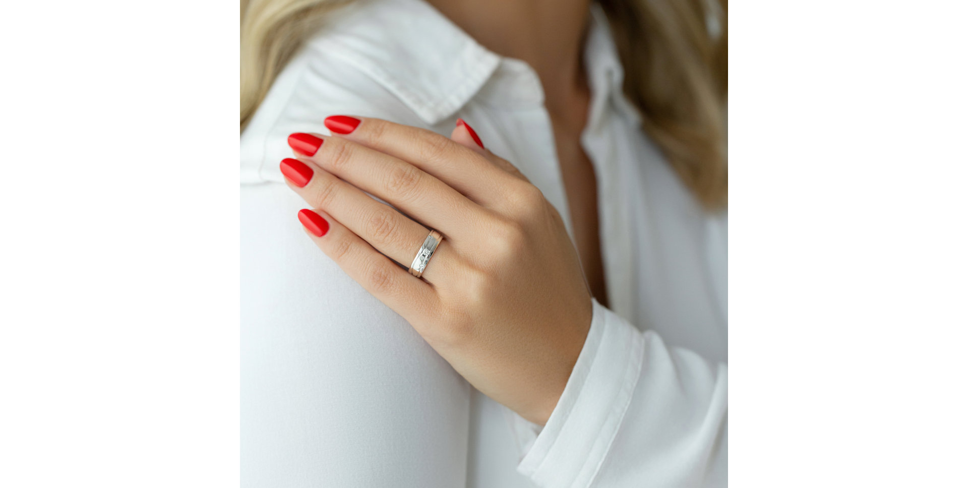 Prsteň s diamantmi Halsey