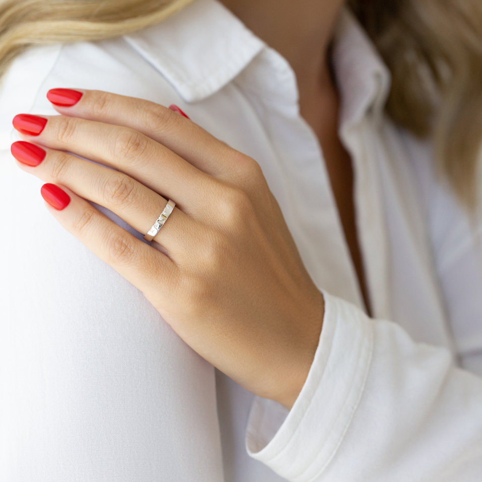 Prsteň s diamantmi Lucy