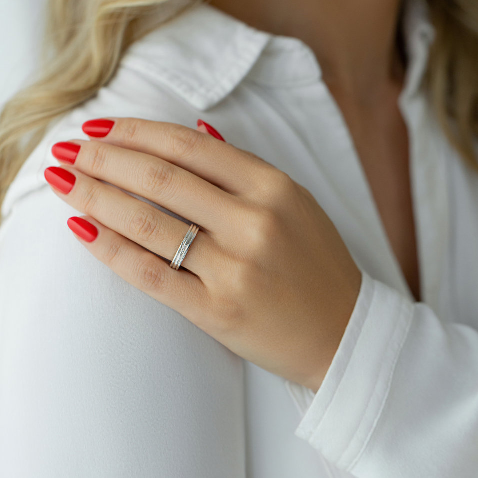 Prsteň s diamantmi Carmen