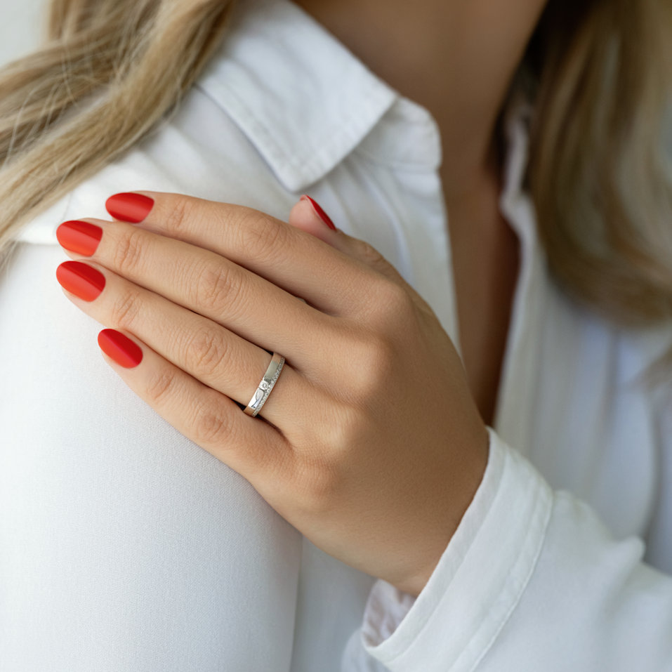 Prsteň s diamantmi Barton