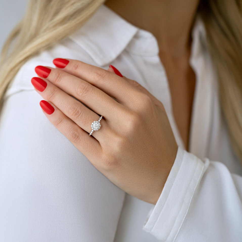 Prsteň s diamantmi Dyonisia