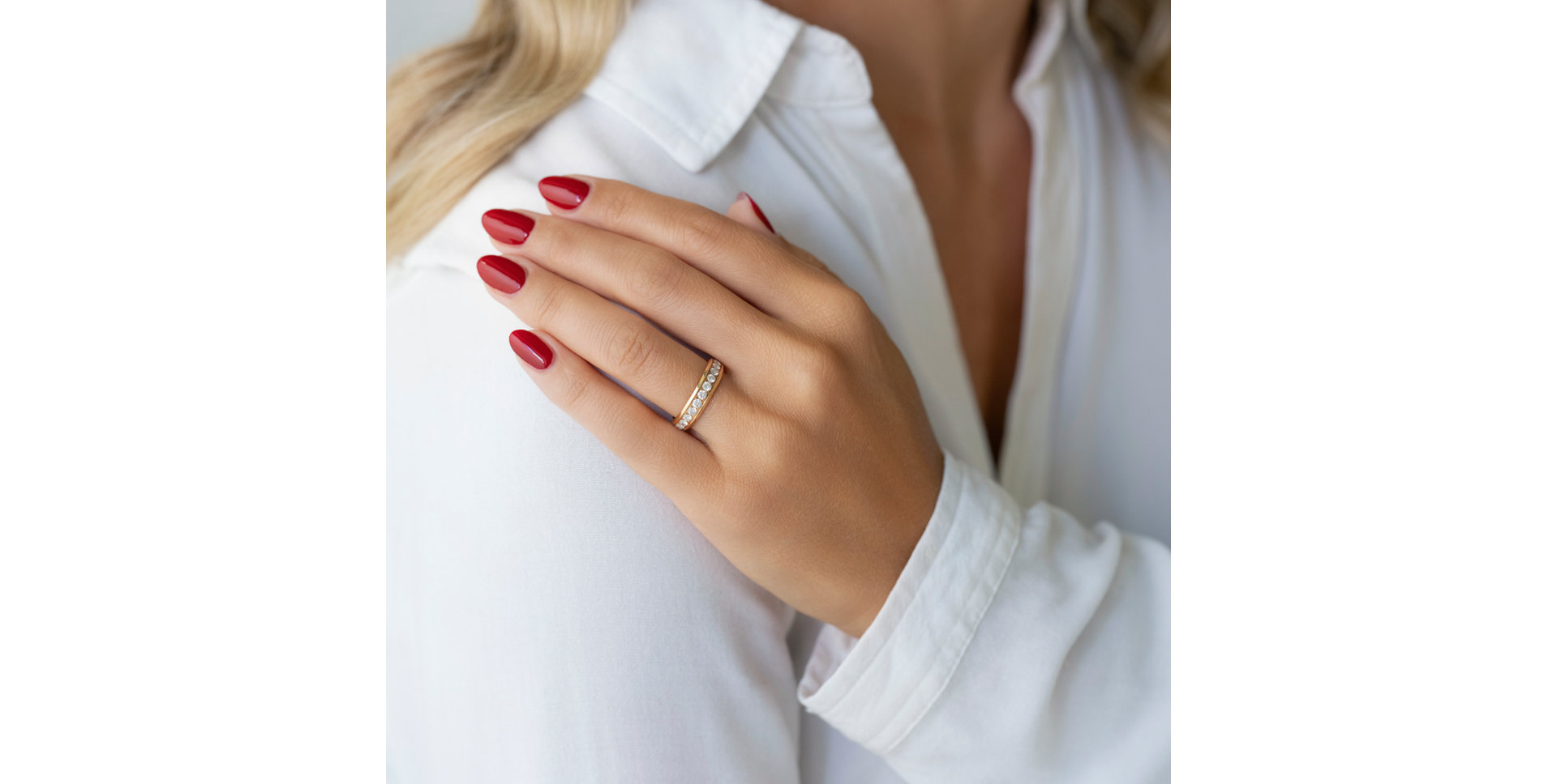 Prsteň s diamantmi Josian