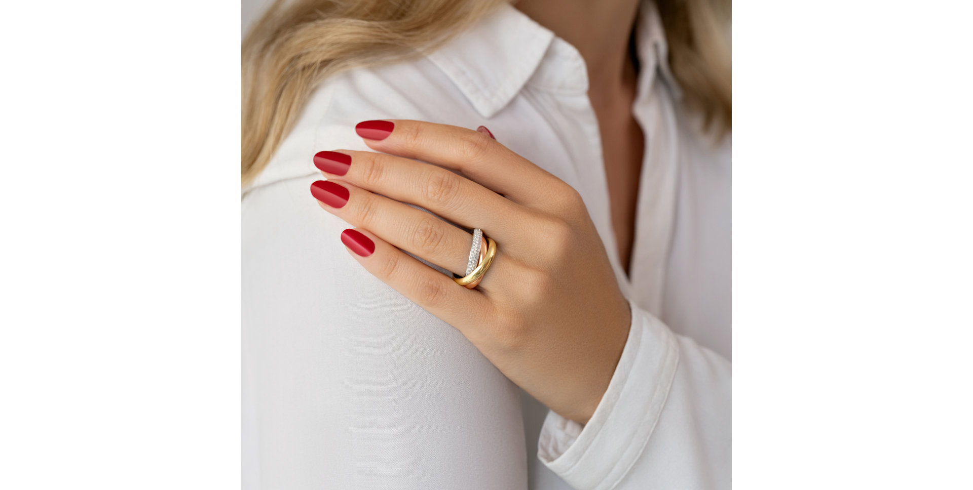 Prsteň s diamantmi Amelia