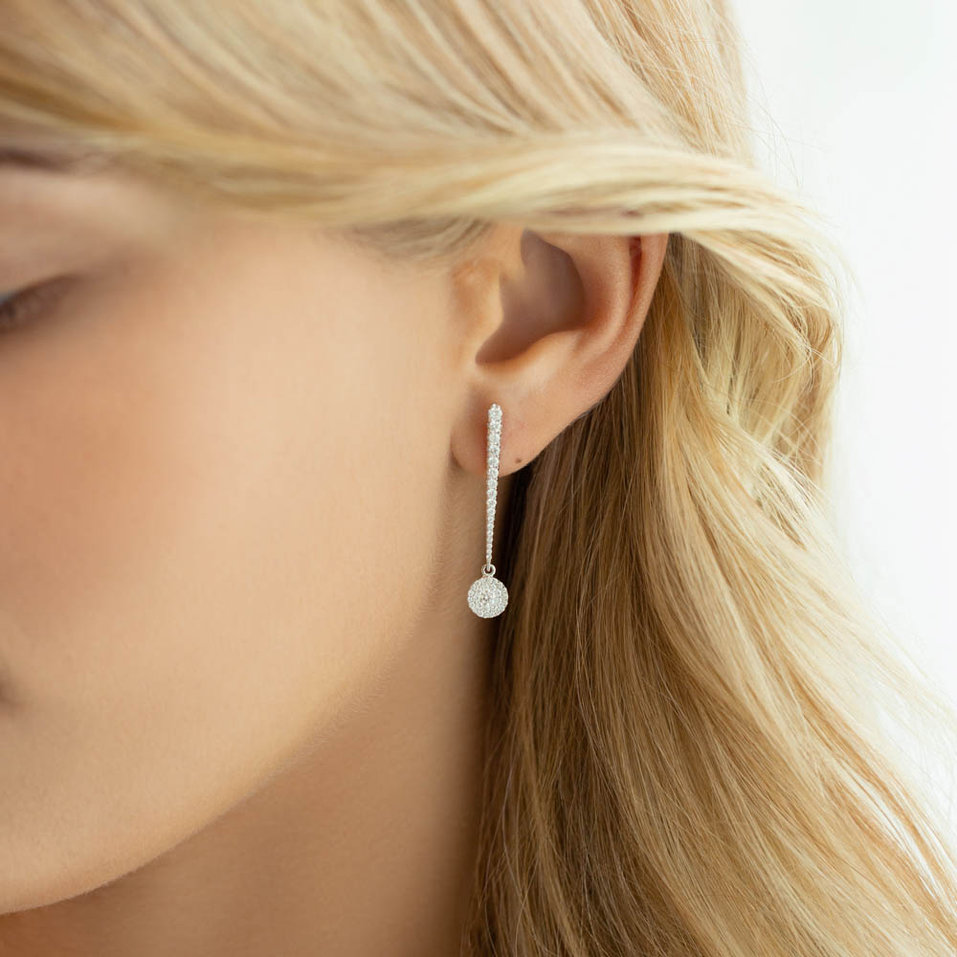 Náušnice s diamantmi Humphrey