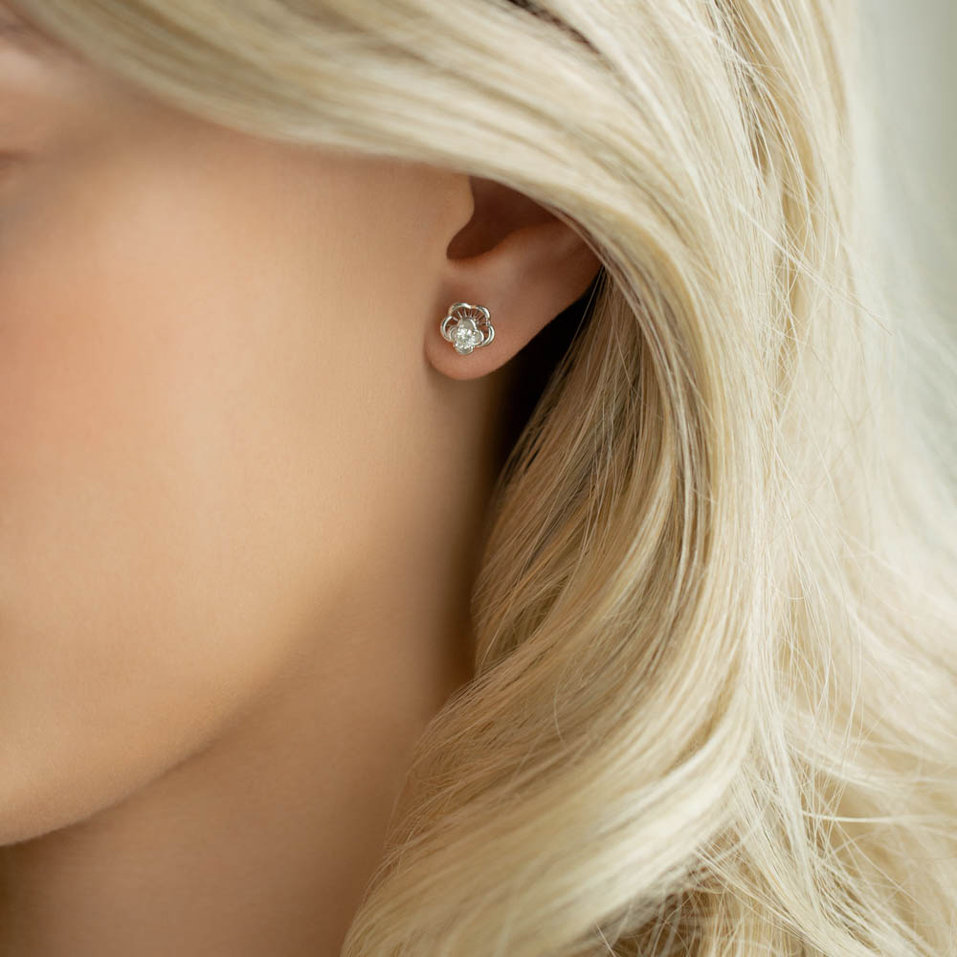 Náušnice s diamantom Greatness