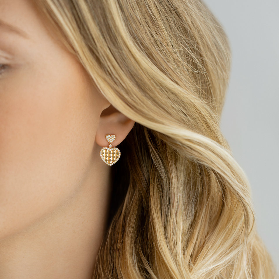 Náušnice s diamantmi Lover's Light