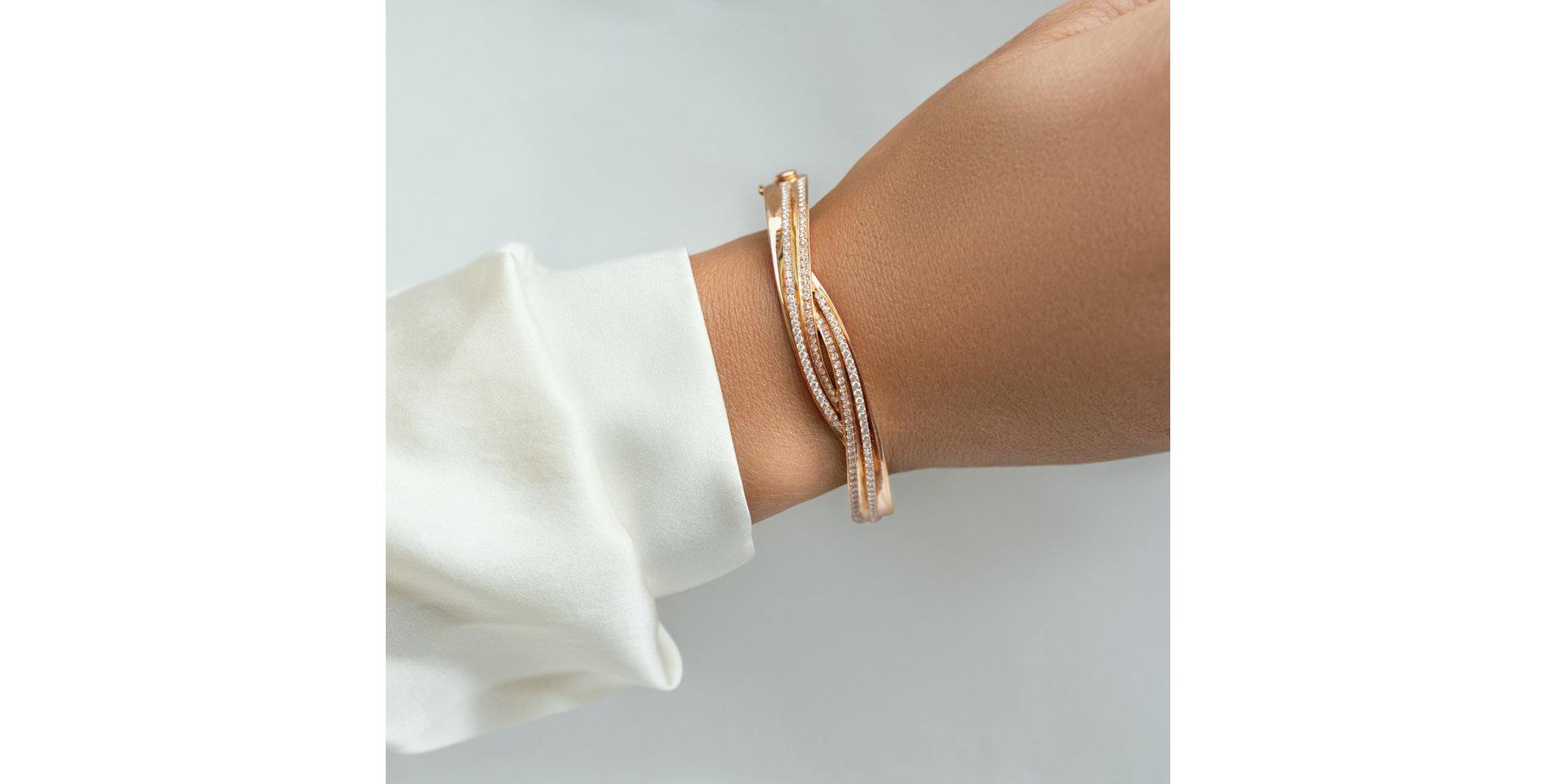 Náramok s diamantmi Miracle Ribbon