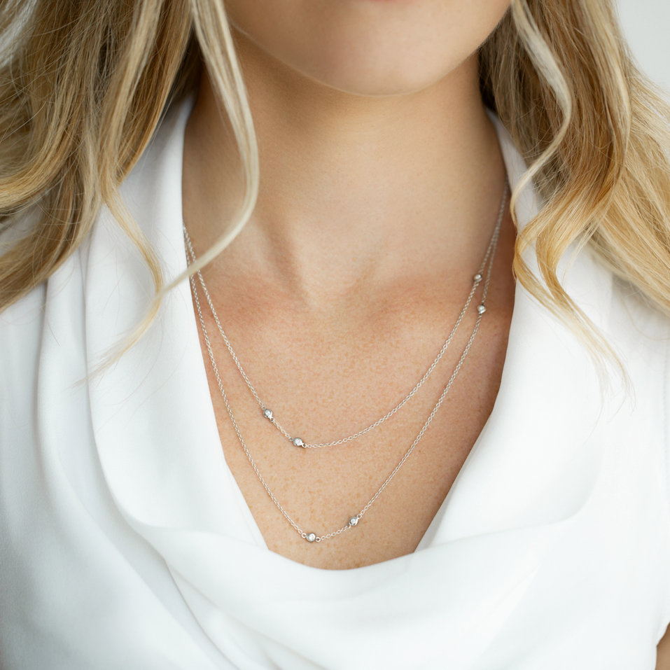 Náhrdelník s diamantmi Joyful Glory