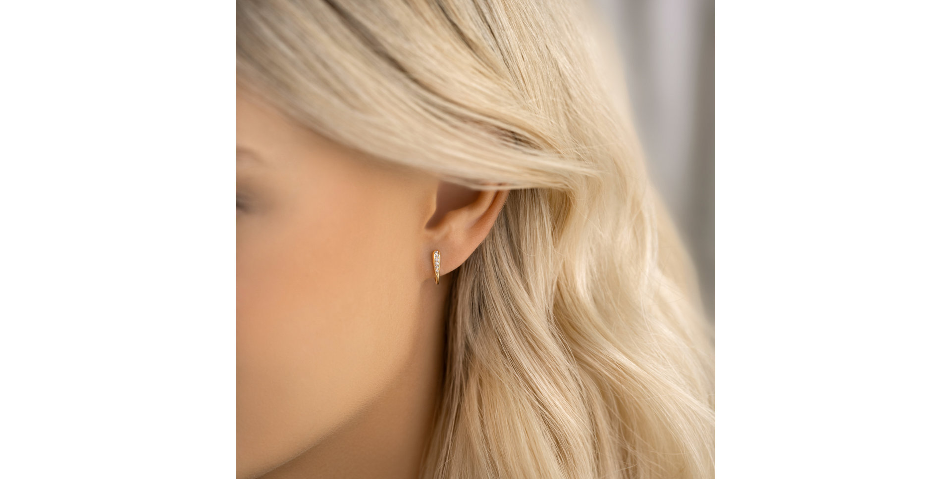 Náušnice s diamantmi Majestic Reflection