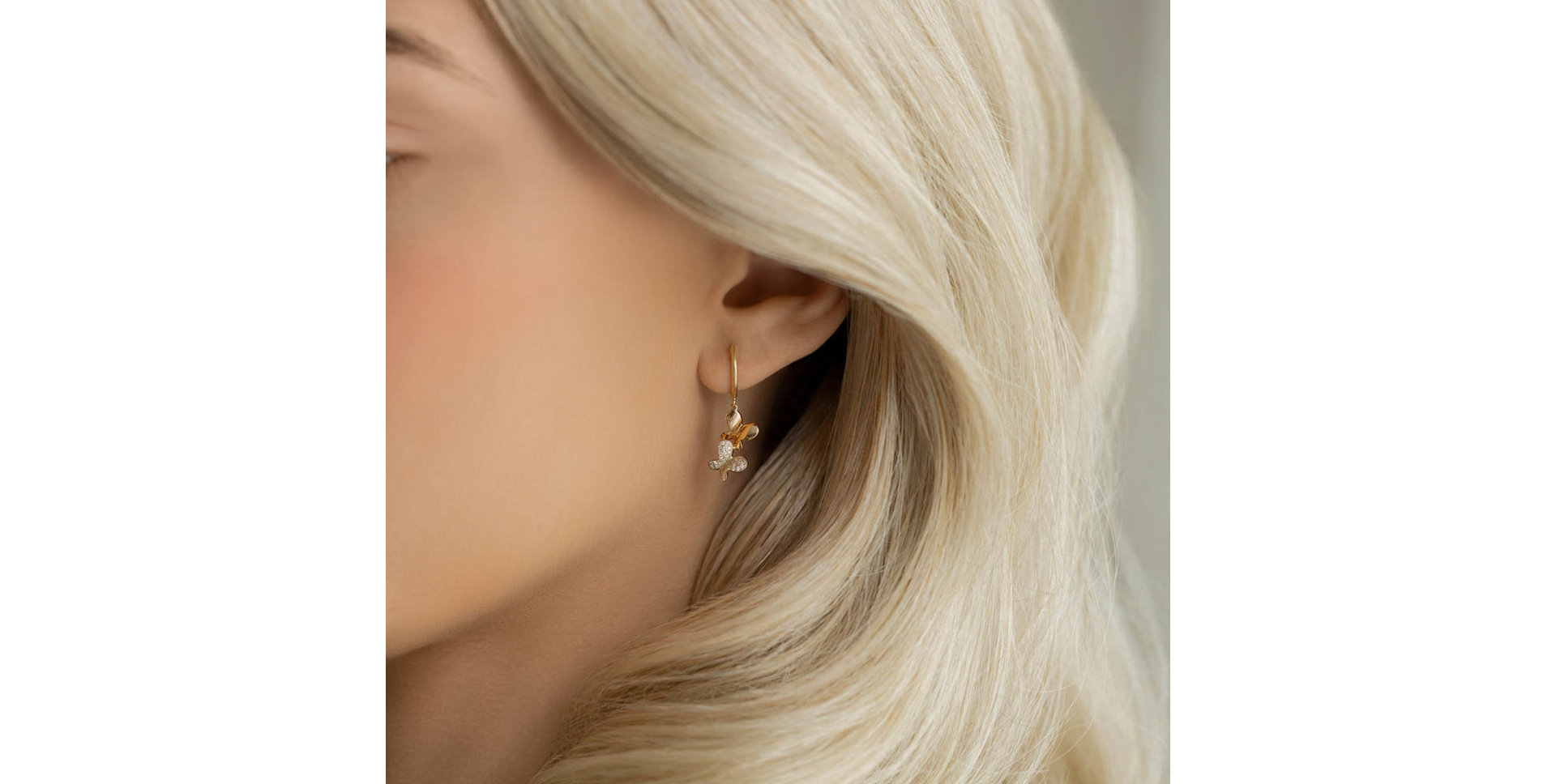 Náušnice s diamantmi Fantastic Gem