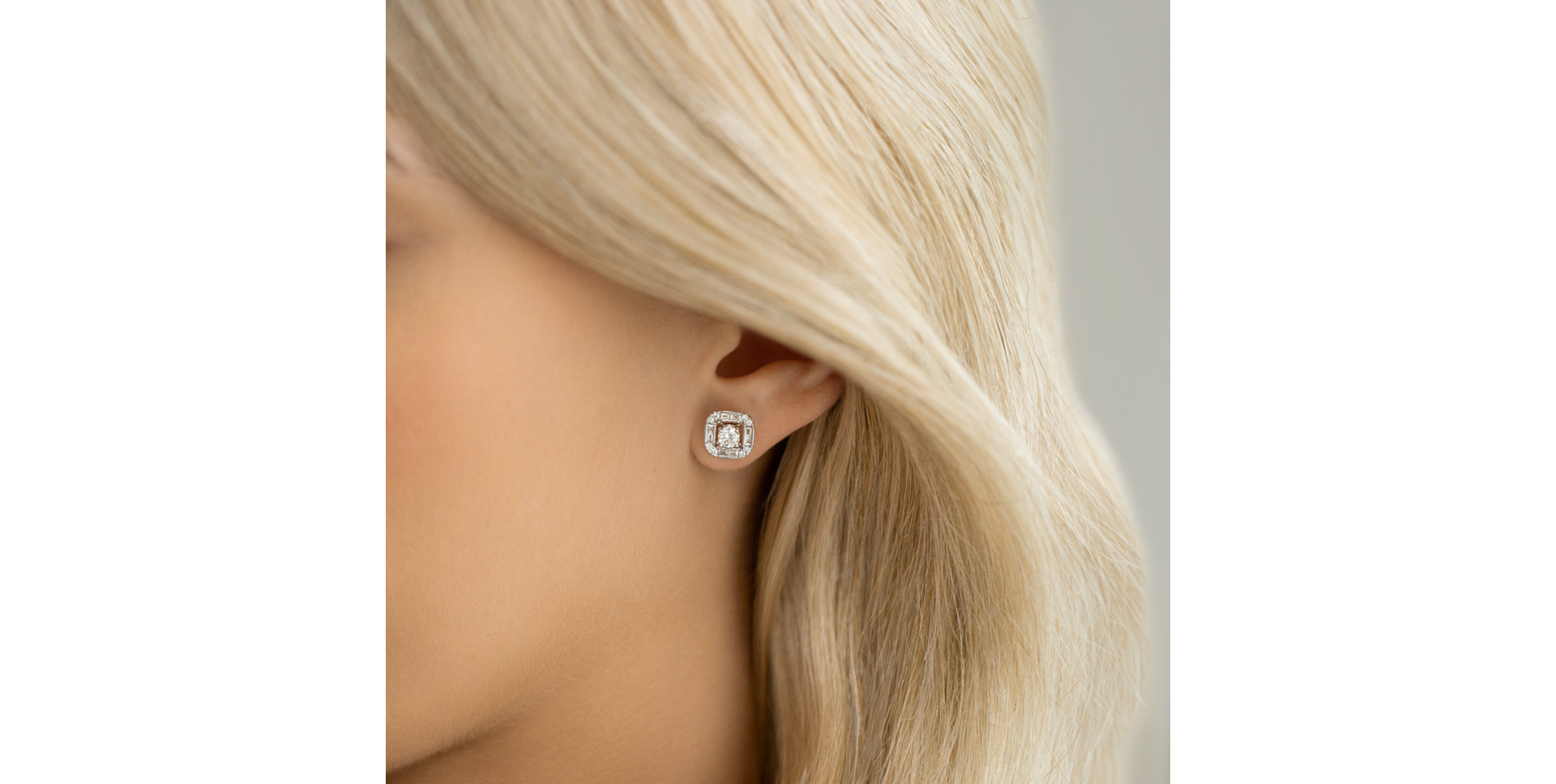 Náušnice s diamantmi Clement