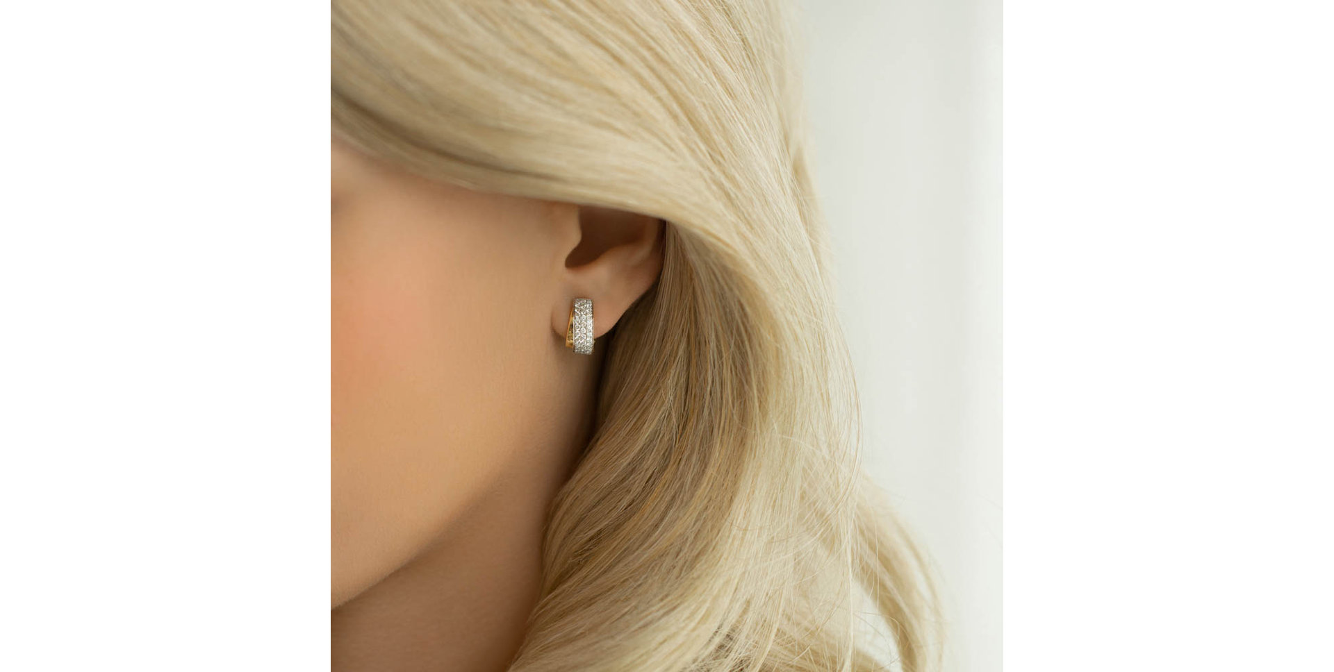 Náušnice s diamantmi Galaxy Poem