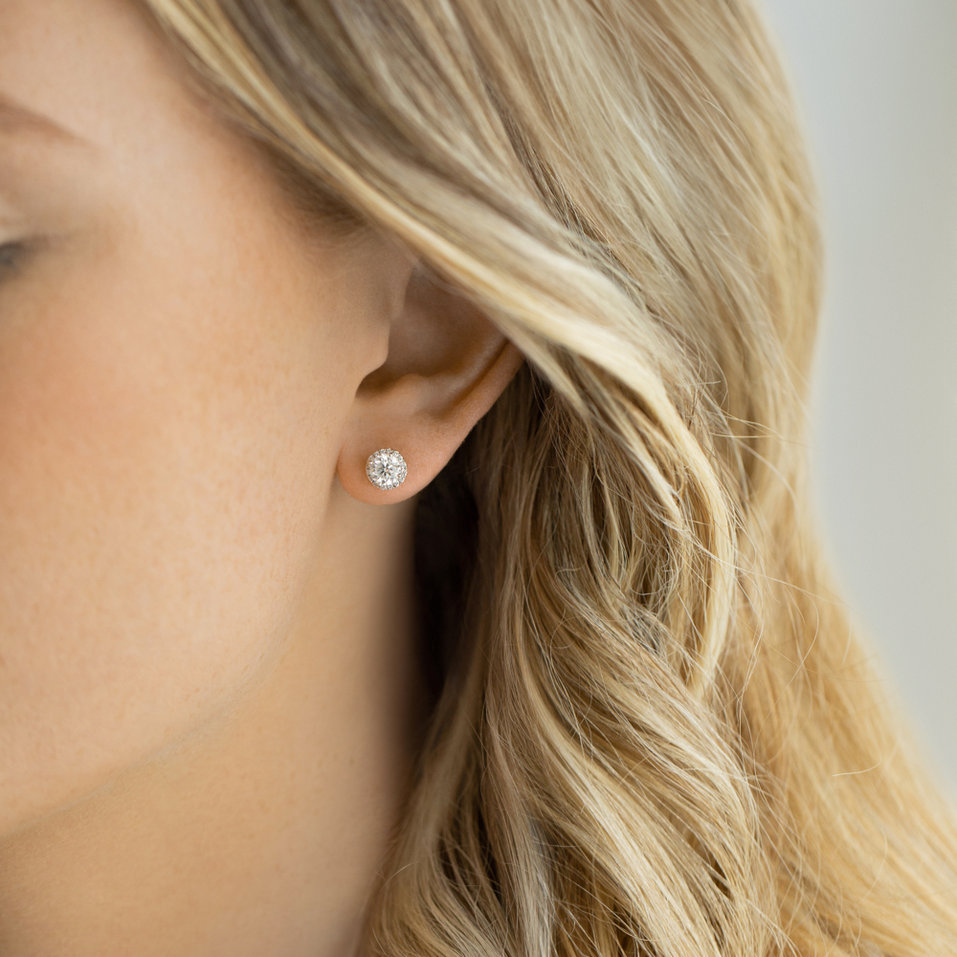 Náušnice s diamantmi Donalle