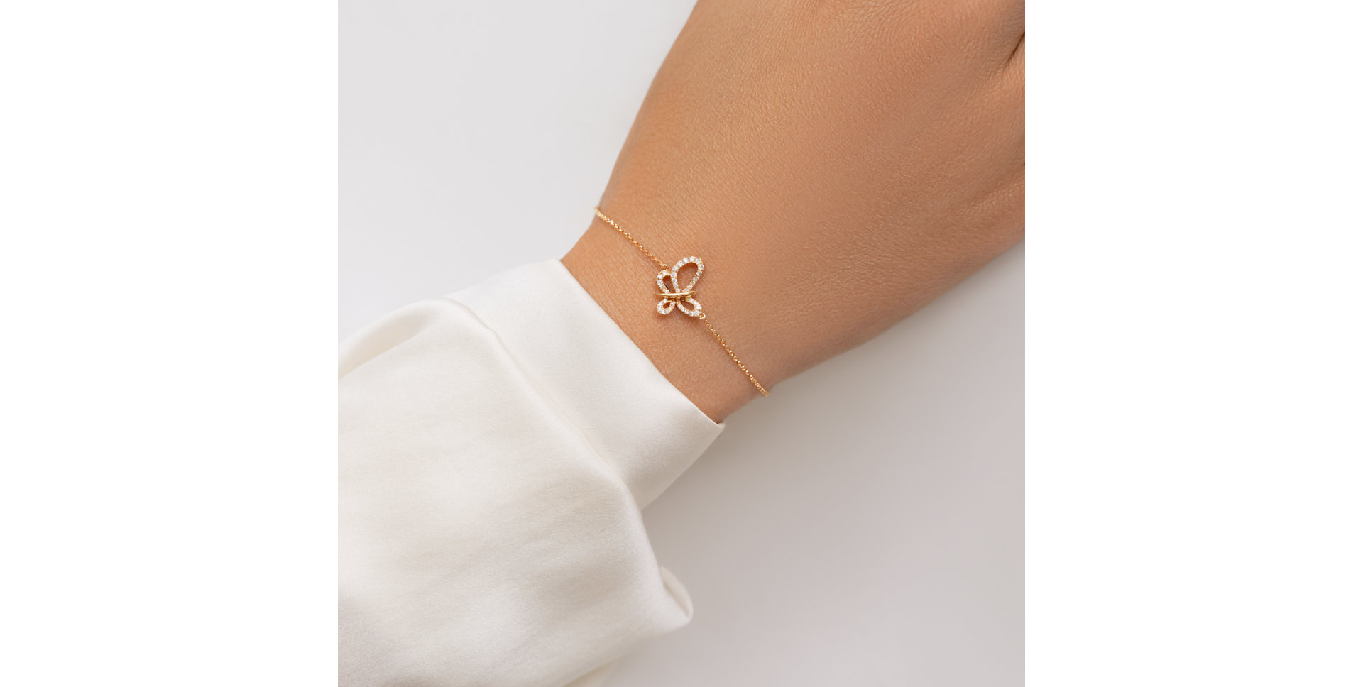 Náramok s diamantmi Aurora Wings