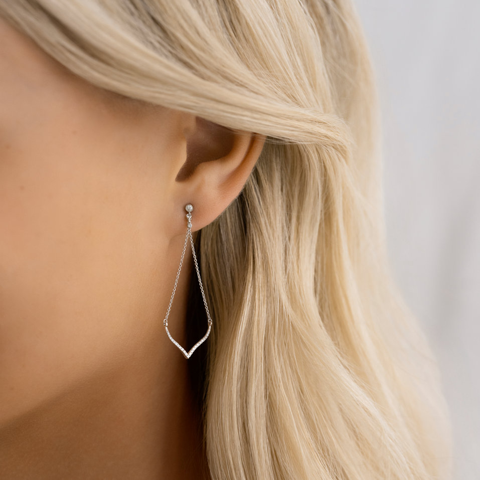 Náušnice s diamantmi Essential Allure
