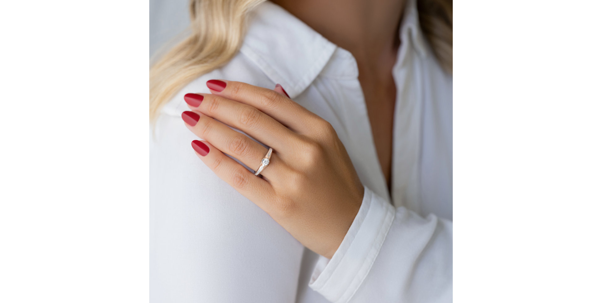 Prsteň s diamantmi Natalène