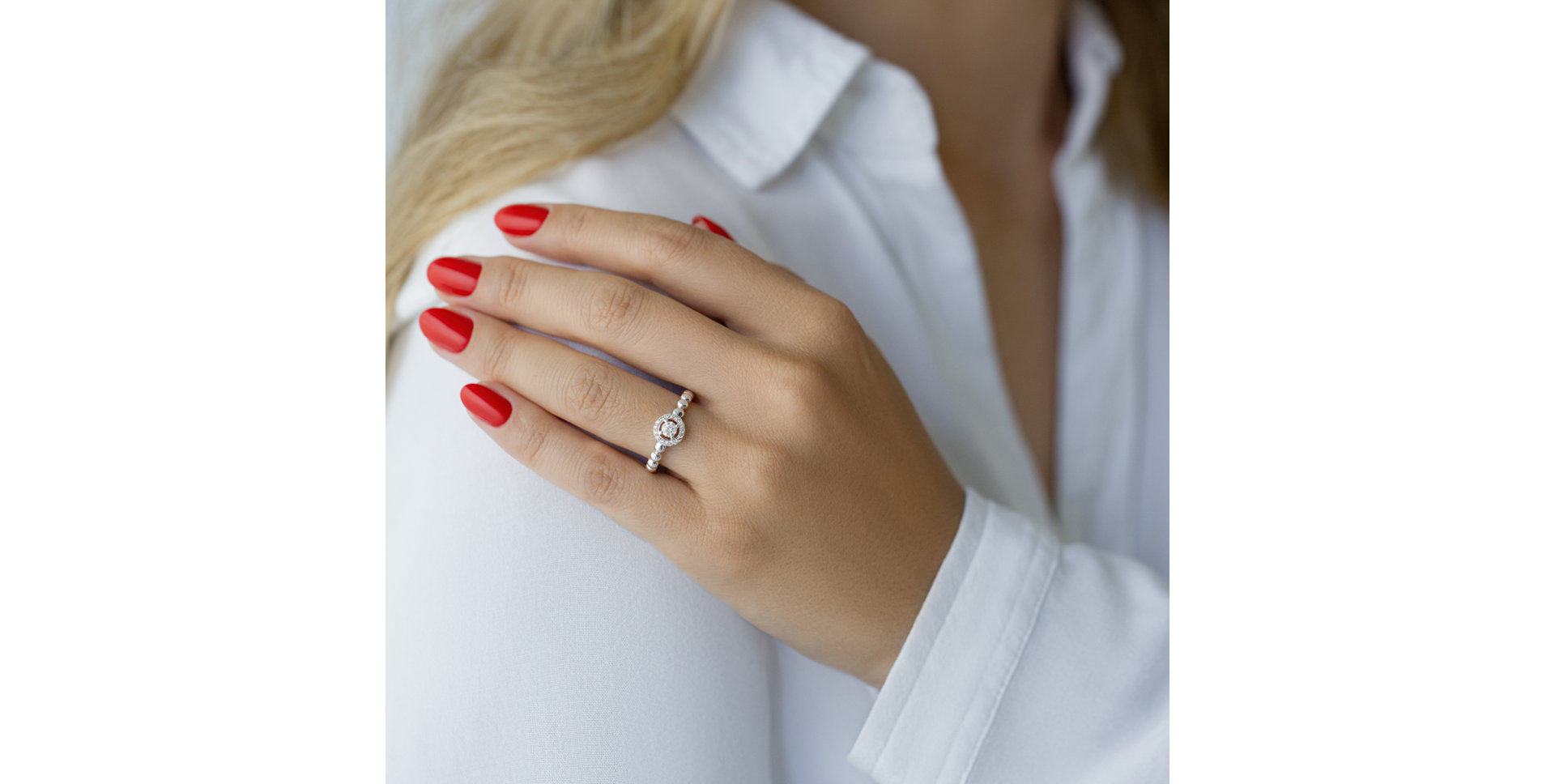 Prsteň s diamantmi Prudentiane