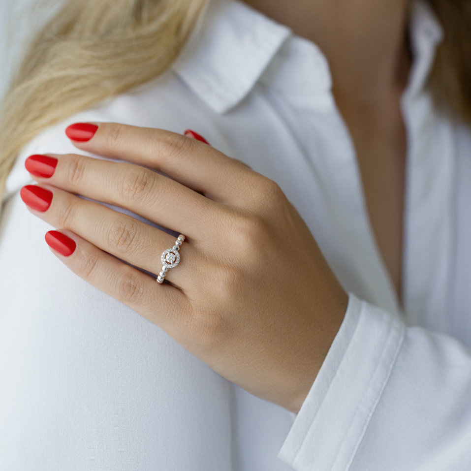 Prsteň s diamantmi Prudentiane