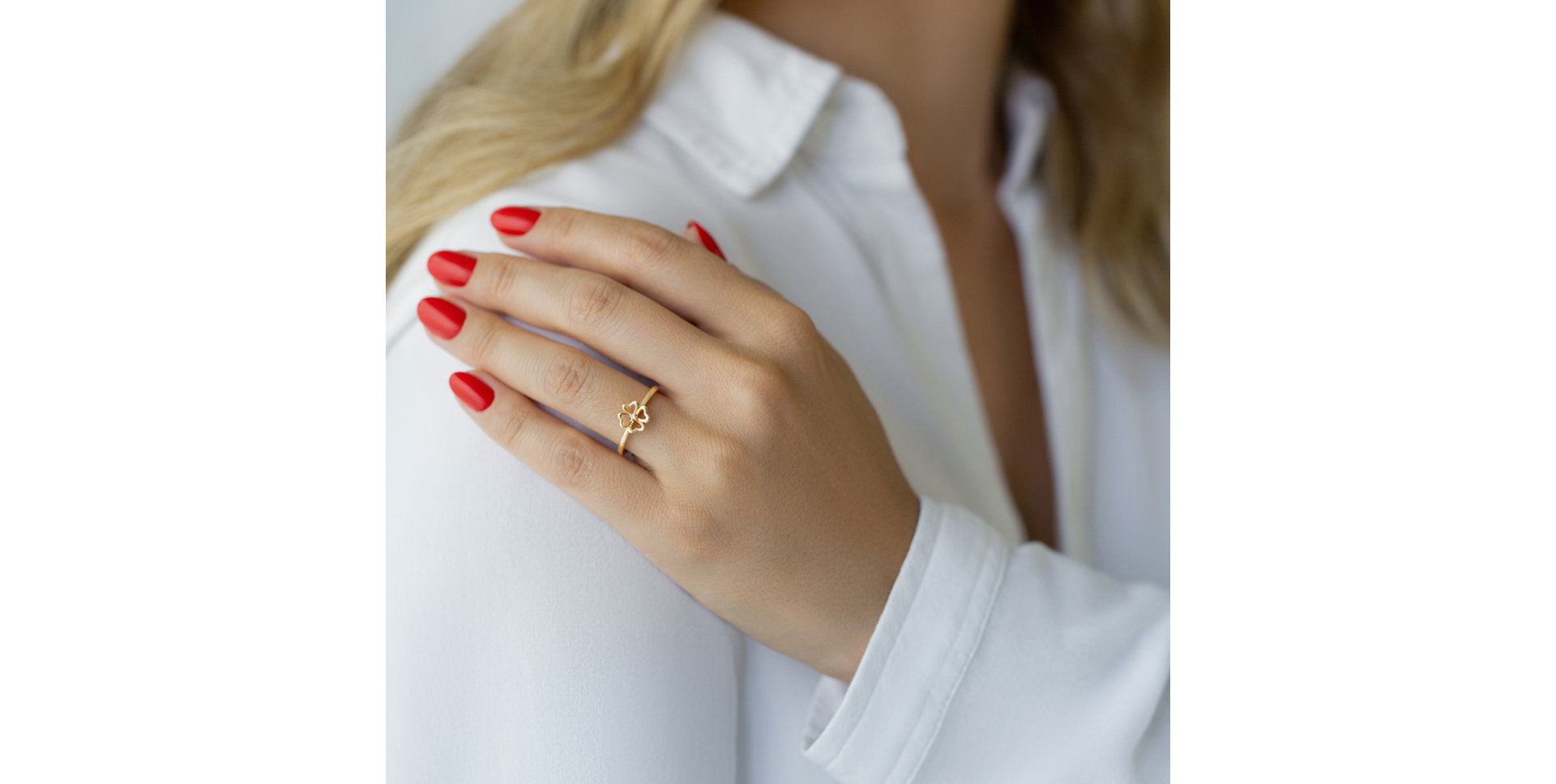 Prsteň s diamantom Divine Luck