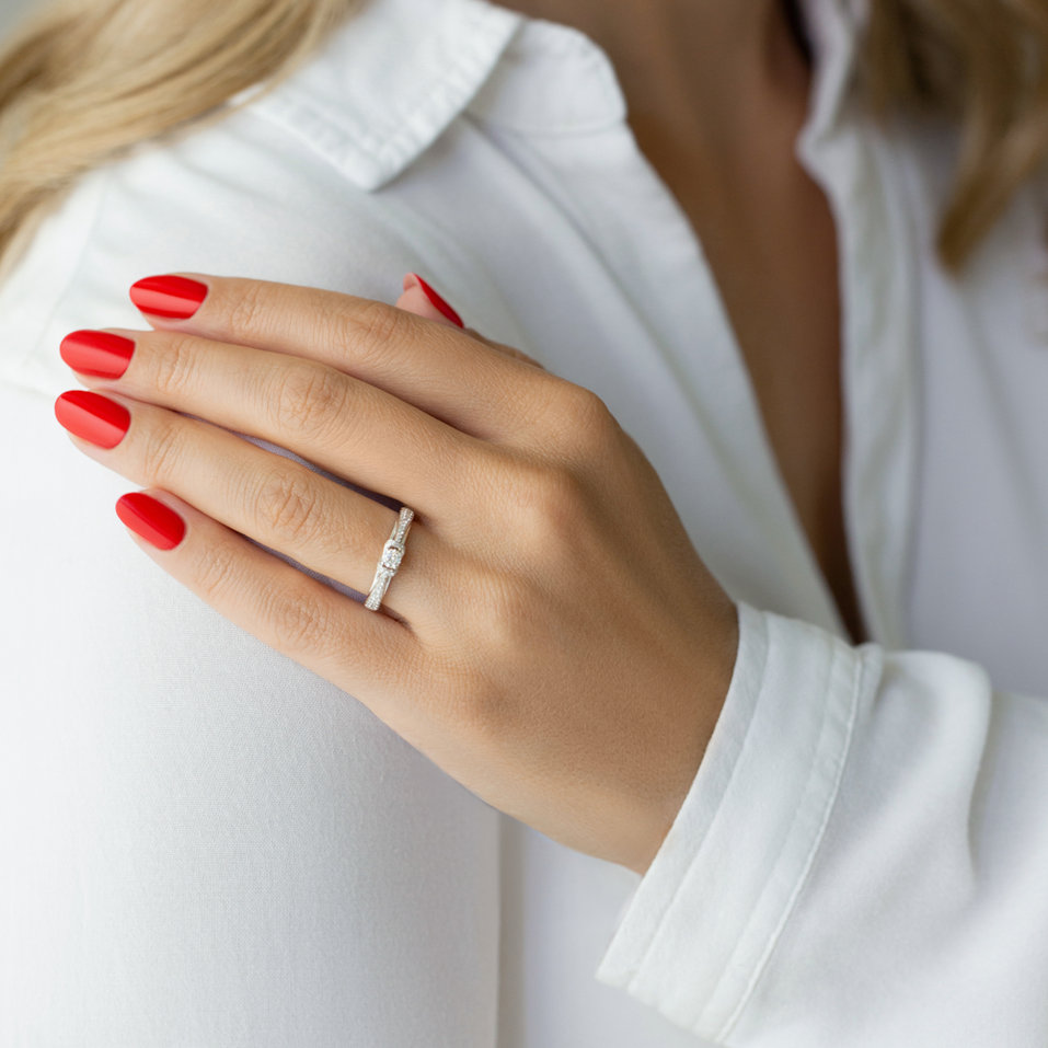 Prsteň s diamantmi Cure of Luxus