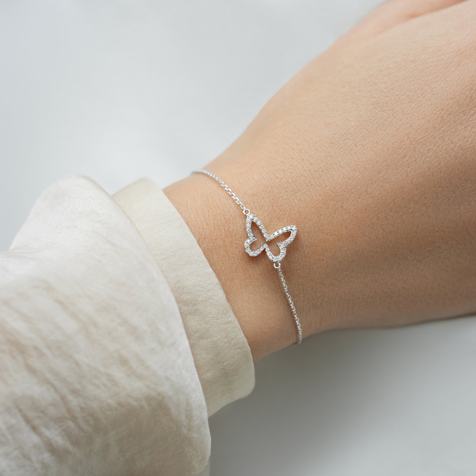 Náramok s diamantmi Radiant Wings