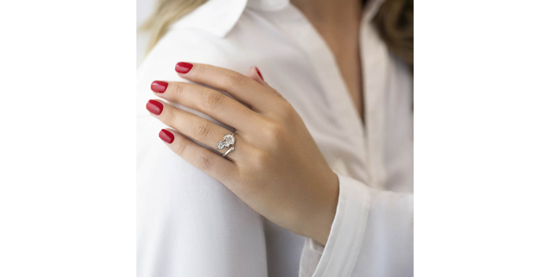 Prsteň s diamantmi Autumn Miracle