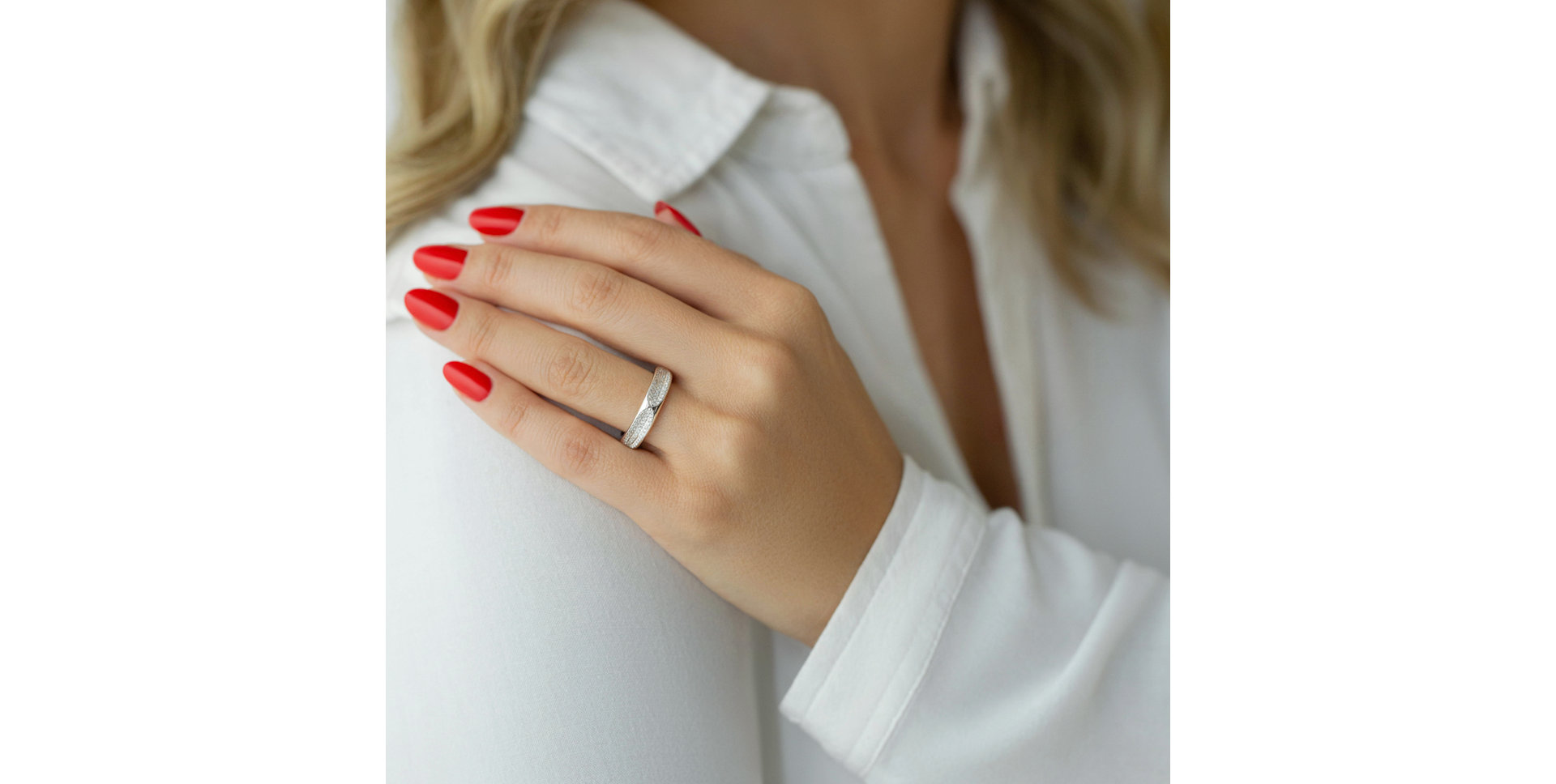 Prsteň s diamantmi Agathe