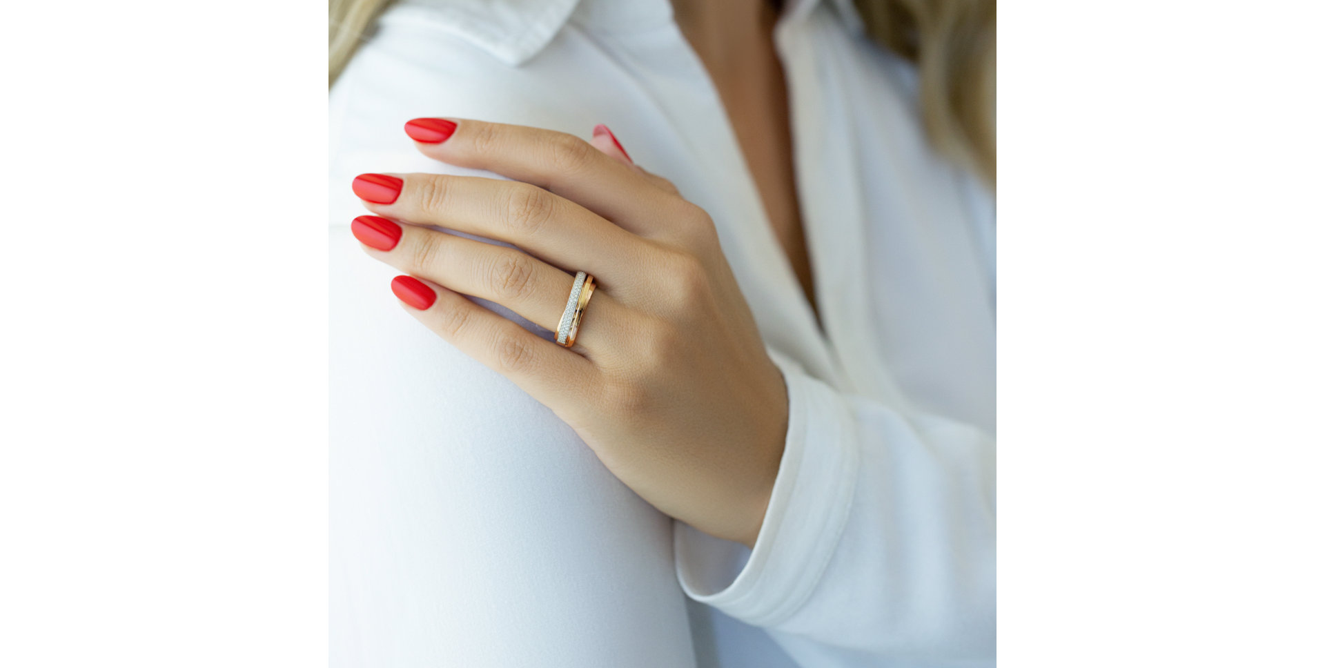 Prsteň s diamantmi Dream Ribbon