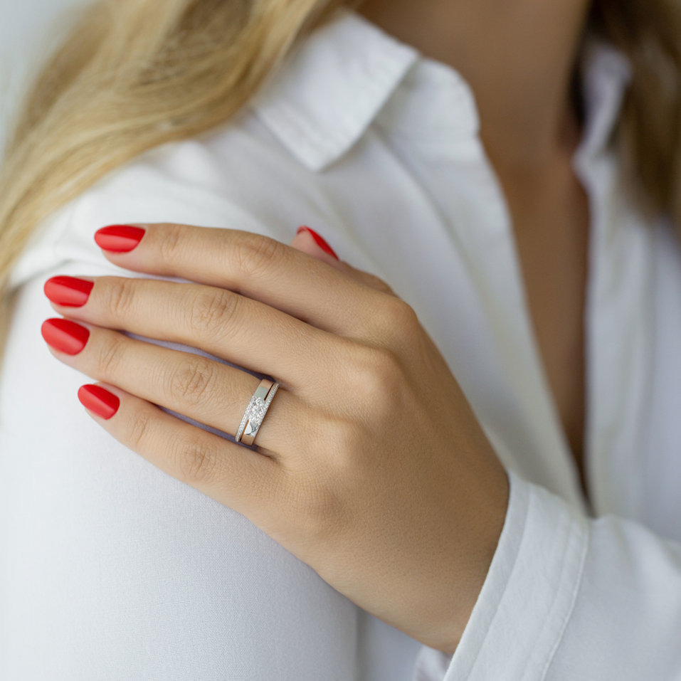 Prsteň s diamantmi Diamond Message