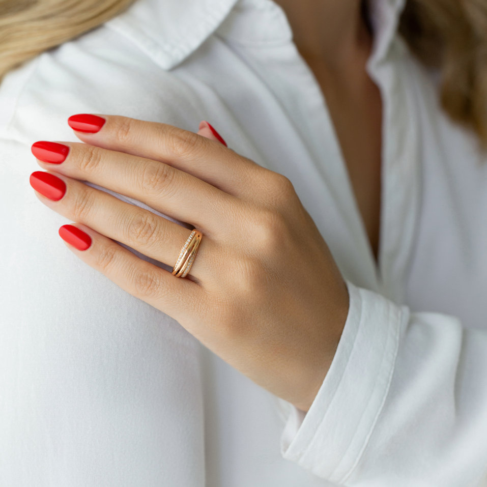 Prsteň s diamantmi Dawn Passion