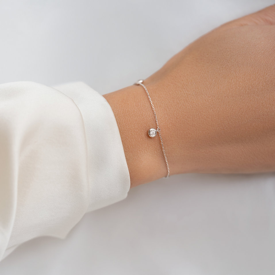 Náramok s farebnými diamantmi Star Jewel