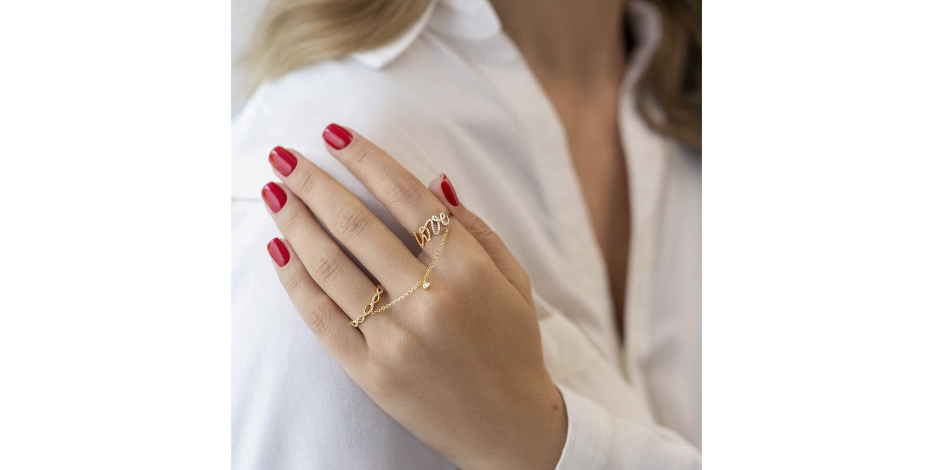 Prsteň s diamantmi Achille