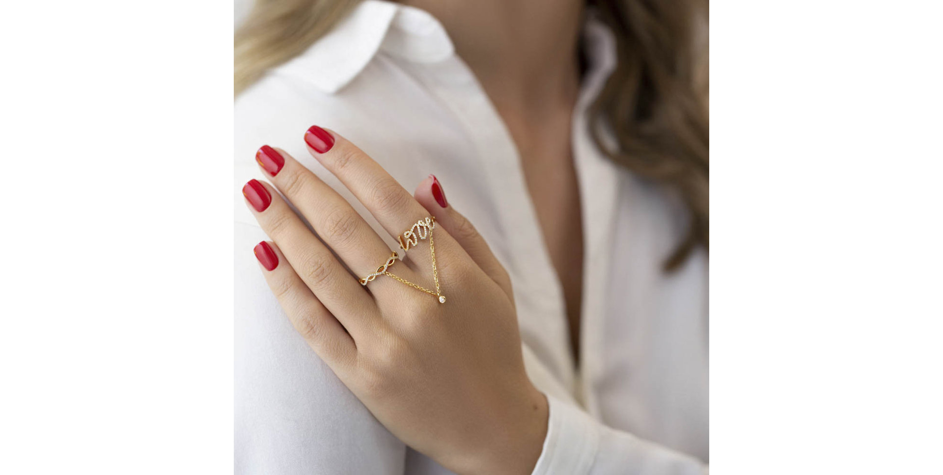 Prsteň s diamantmi Achille