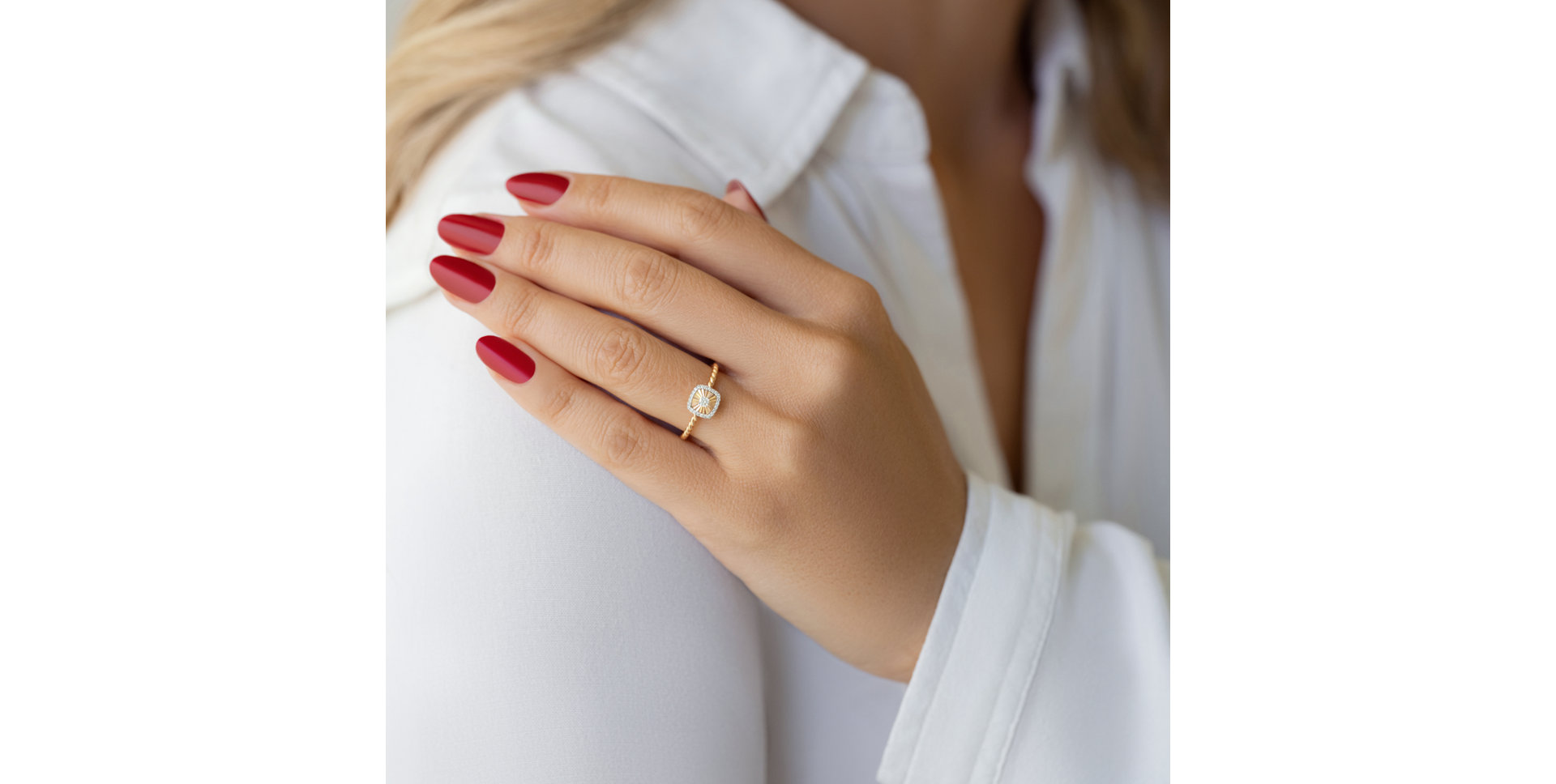 Prsteň s diamantmi Toinon