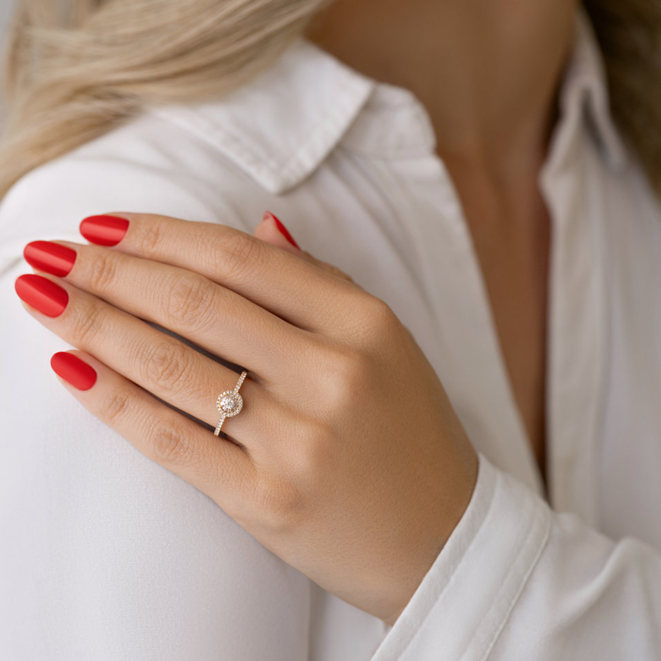 Prsteň s diamantmi Cupid Pleasure