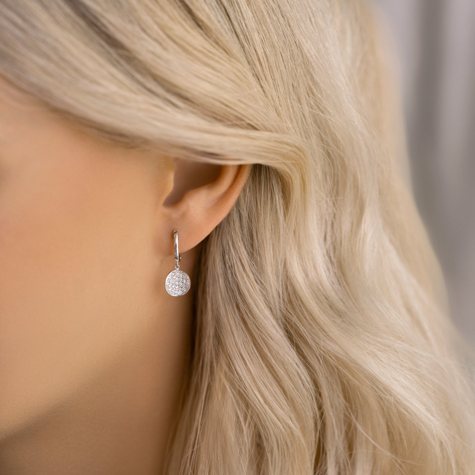 Náušnice s diamantmi Powerful Magic