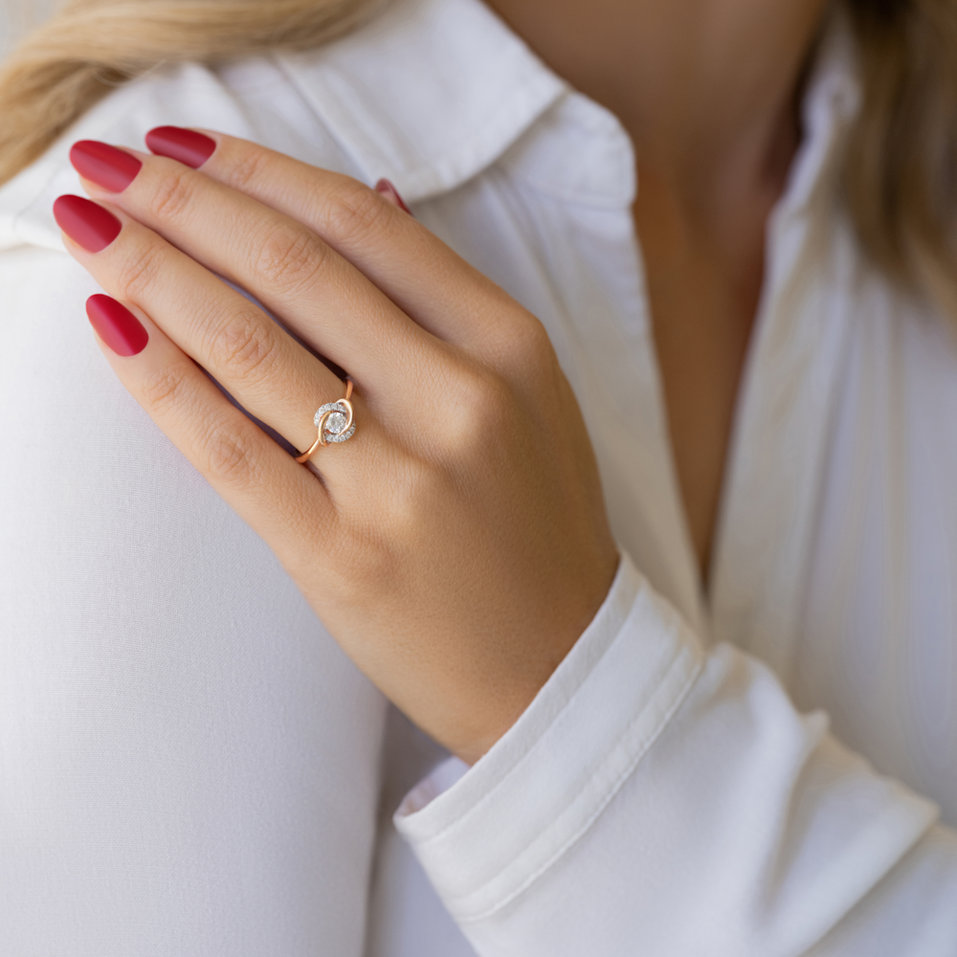 Prsteň s diamantmi Universe of Elegance