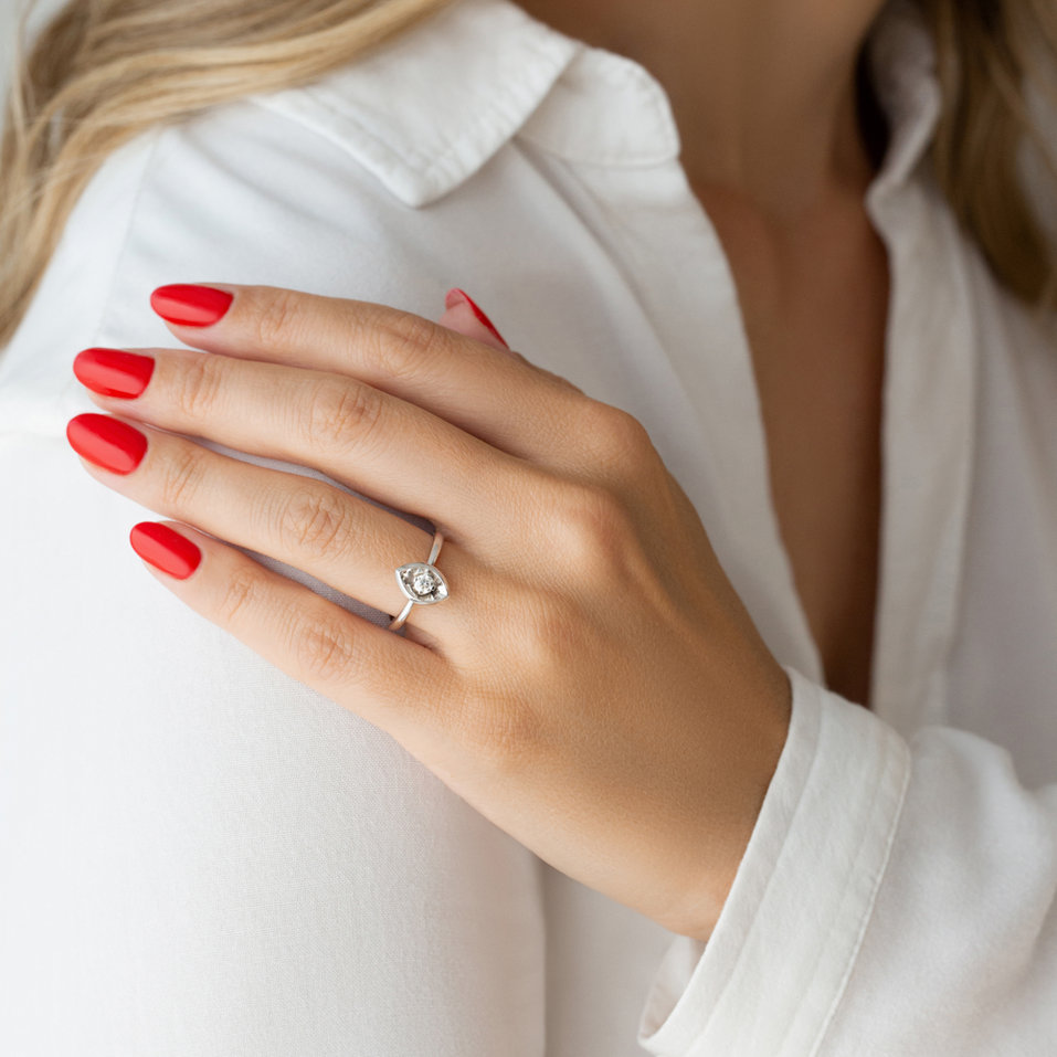 Prsteň s diamantom Karis