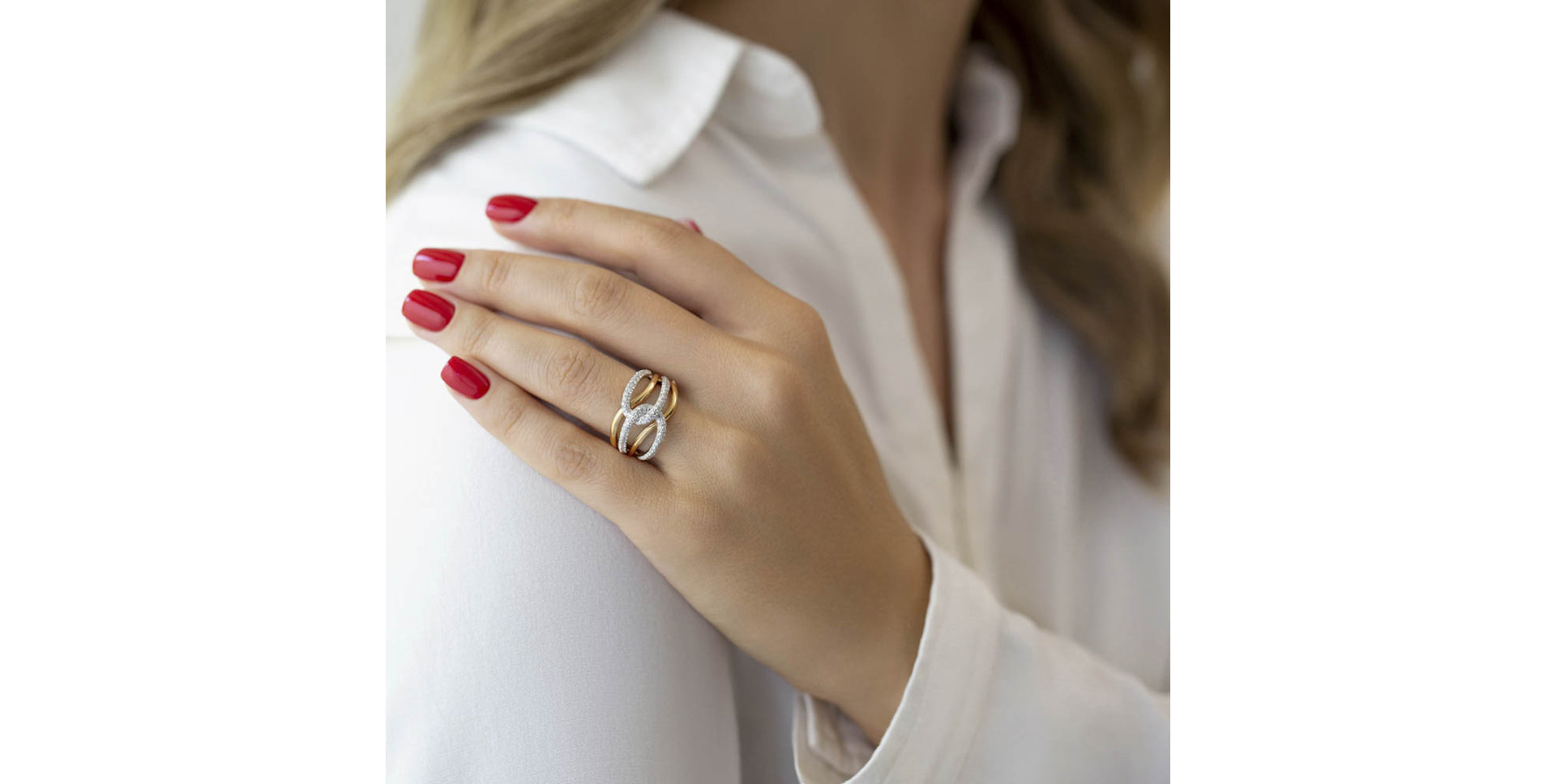 Prsteň s diamantmi Brendan