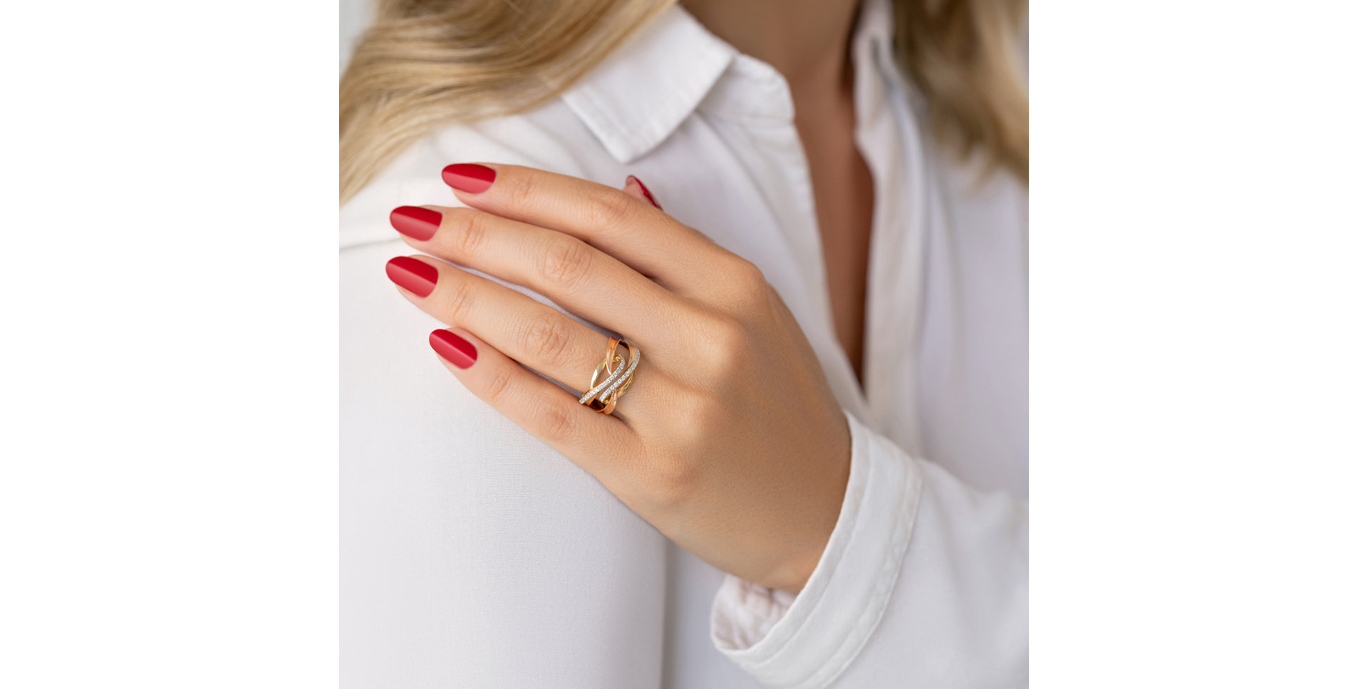 Prsteň s diamantmi Sentimental Tenderness