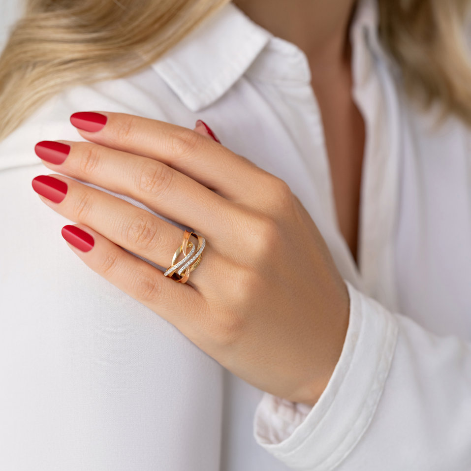 Prsteň s diamantmi Sentimental Tenderness