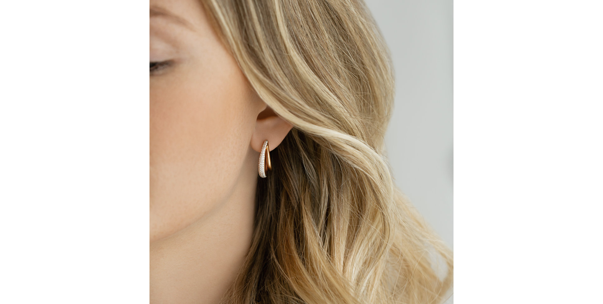 Náušnice s diamantmi Junaid