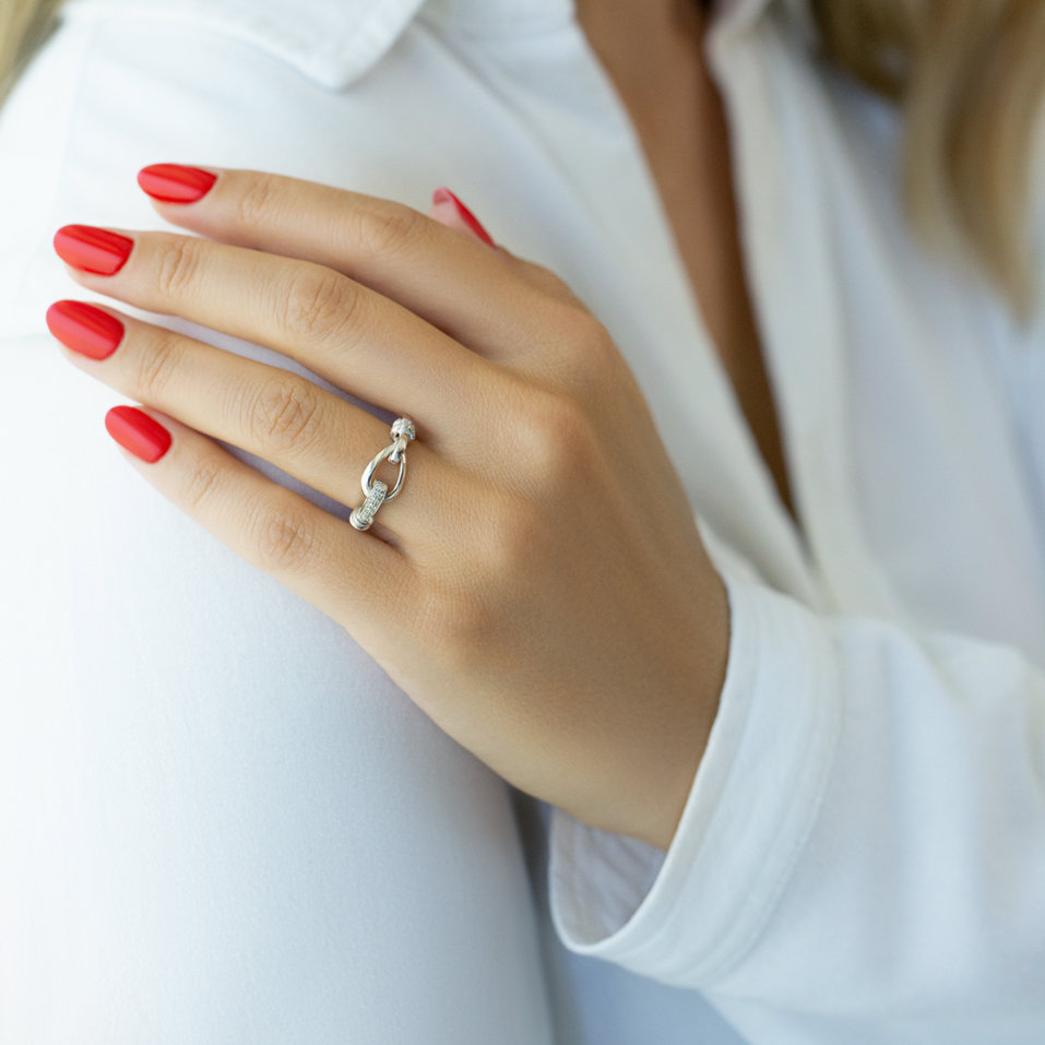 Prsteň s diamantmi Ciel