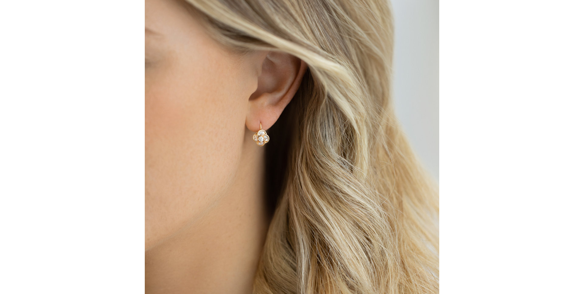 Náušnice s diamantmi Samiya