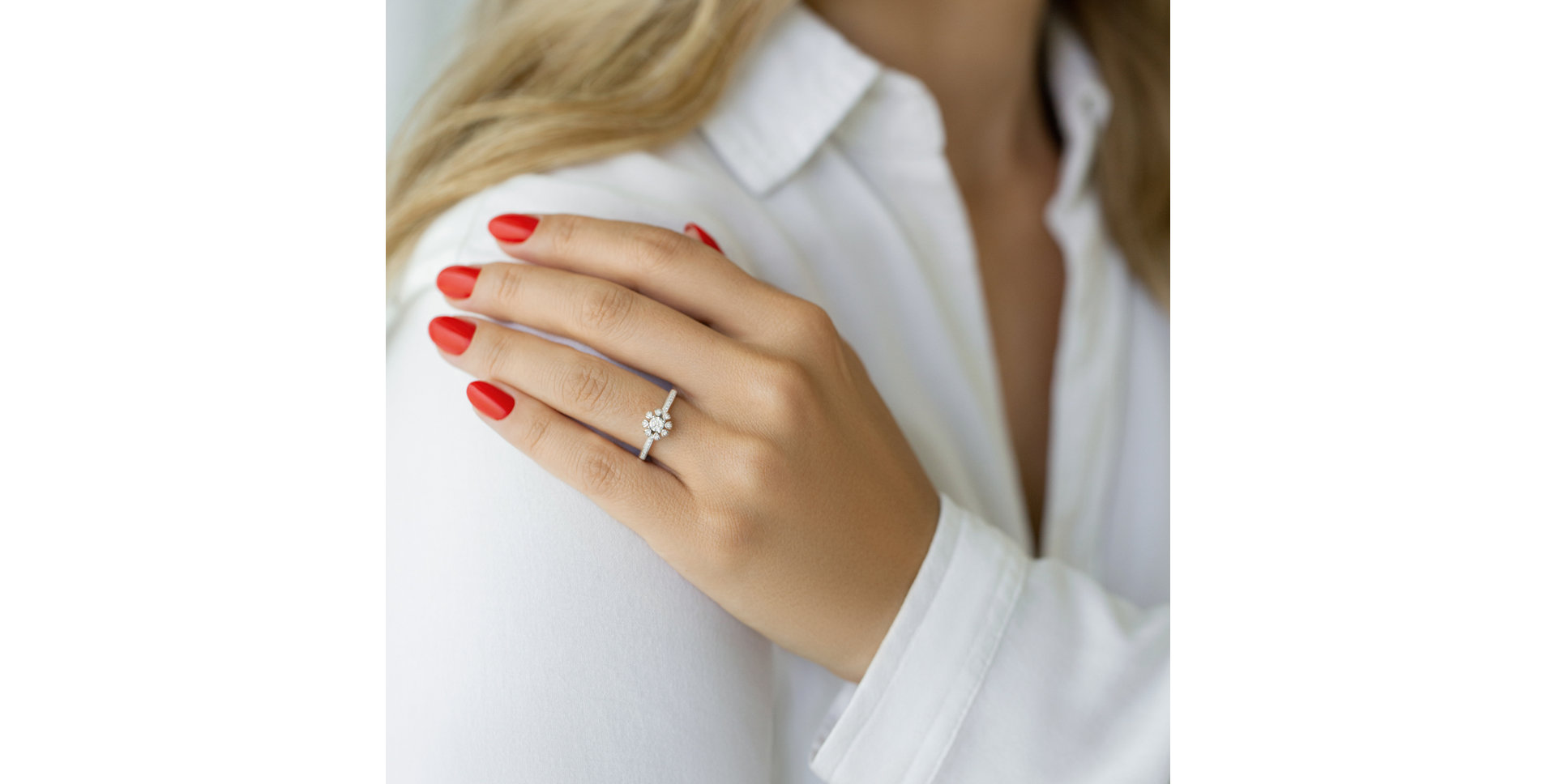 Prsteň s diamantmi Mirabelle