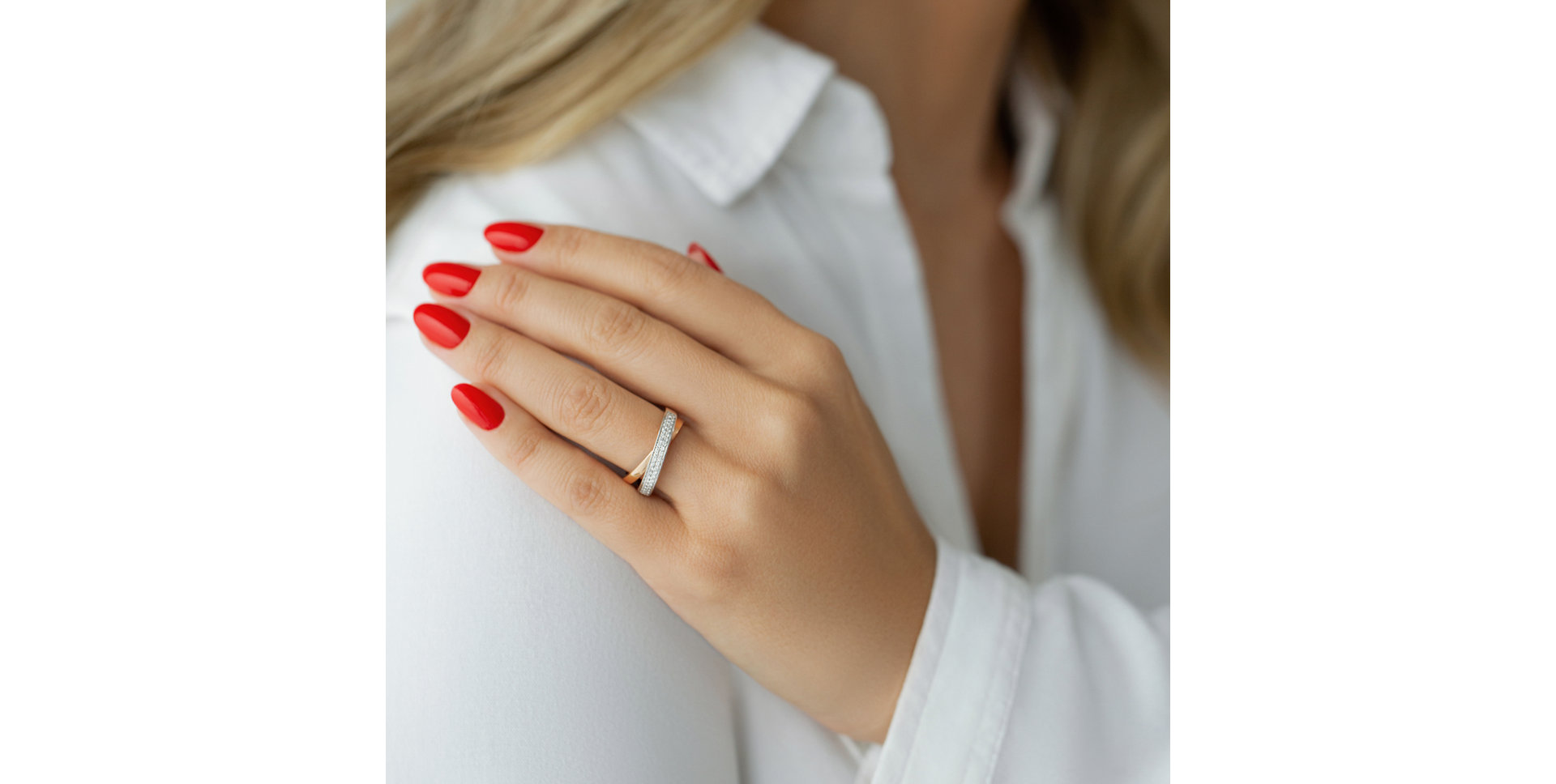 Prsteň s diamantmi Romantic Labyrinth